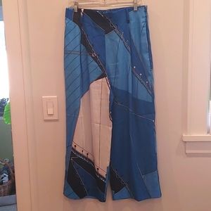 J Crew nautical pants. Blue, white, black. Sz 12.